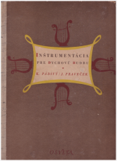 kniha Inštrumentácia pre dychovú hudbu, Osveta 1954