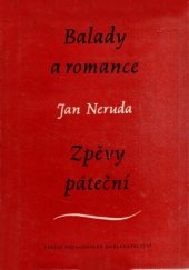 kniha Balady a romance Zpěvy páteční, SPN 1957
