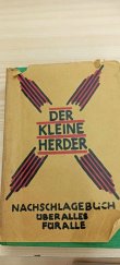 kniha Der Kleine Herder, Herder & co.,Freiburg, 1925