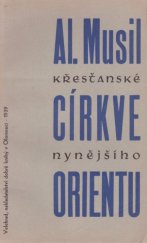 kniha Křesťanské církve nynějšího Orientu, Velehrad, nakladatelství dobré knihy 1939