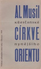 kniha Křesťanské církve nynějšího Orientu, Velehrad, nakladatelství dobré knihy 1939