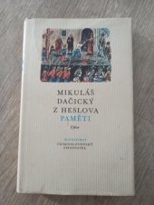 kniha Mikuláš Dačický s Heslova Vlastenecká figurka, Springer 1918