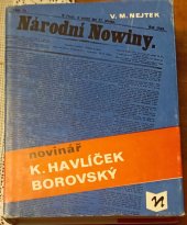 kniha Novinář Karel Havlíček Borovský, Novinář 1979