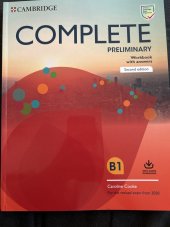 kniha Complete preliminary workbook with answers second edition  B1, Cambridge at the University Press 2019