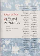 kniha Večerní rozmluvy s hosty Univerzity Palackého 1991-1996, Votobia 1998