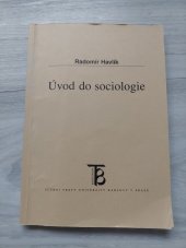 kniha Úvod do sociologie , Nakladatelství Karolinum 2010
