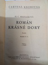 kniha Román krásné Dory Román, Rodina 1929