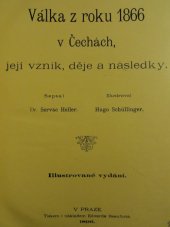 kniha Válka z roku 1866 v Čechách, její vznik, děje a následky, E. Beaufort 1896