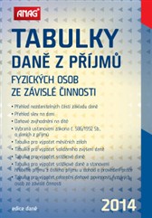kniha Tabulky daně z příjmů fyzických osob ze závislé činnosti 2014, Anag 2013