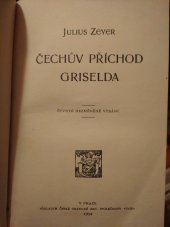 kniha Čechův příchod Griselda, Česká grafická Unie 1914