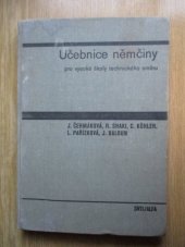 kniha Učebnice němčiny pro vysoké školy technického směru, SNTL 1981