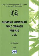 kniha Oceňování nemovitostí podle cenových předpisů., Oeconomica 2010