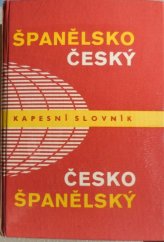 kniha Španělsko-český, česko-španělský kapesní slovník, SPN 1984