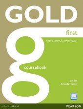 kniha Gold First Coursebook, Pearson Education 2012