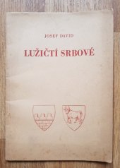 kniha Lužičtí Srbové, Společnost přátel Lužice 1946