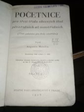 kniha Početnice pro první třídu obecných škol pětitřídních až osmitřídních, Státní nakladatelství 1928