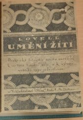 kniha Umění žíti = [Ars vivendi : Prakt. filosofie života směř. k vzrůstu životní síly a k vývoji vyššího typu jednotlivce], Sfinx 1923