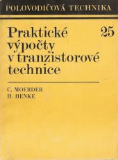 kniha Praktické výpočty v tranzistorové technice, SNTL 1978