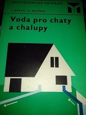 kniha Voda pro chaty a chalupy, SNTL 1976