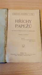 kniha Hříchy papežů historické obrazy ze života neomylníků, Volná myšlenka 1911
