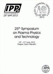 kniha 25th Symposium on plasma physics and technology 18th - 21st June, 2012 Prague, Czech Republic, České vysoké učení technické 2012