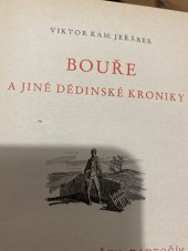 kniha Bouře a jiné dědinské kroniky, Fr. Borový 1935