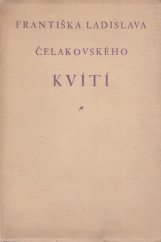 kniha Františka Ladislava Čelakovského Kvítí [Epigramy, [A.J. Vodák] 1926