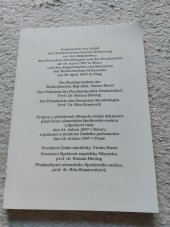 kniha Projevy u příležitosti Německo-české deklarace... , Deutscher Bundestag  1997