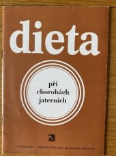 kniha Dieta při chorobách jaterních, Avicenum 1978