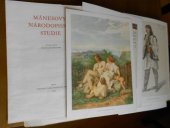 kniha Mánesovy národopisné studie Ofsetové reprodukce, Orbis 1952