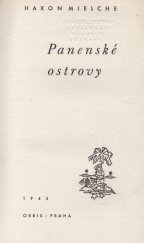 kniha Panenské ostrovy, Družstevní práce 1944