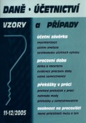 kniha Daně, účetnictví vzory a případy., Poradce 2005