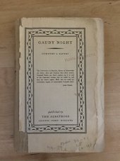 kniha Gaudy Night, Gollancz 1938