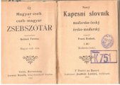 kniha Nový kapesní slovník maďarsko-český a česko-maďarský, Jindřich Lorenz 1920