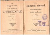kniha Nový kapesní slovník maďarsko-český a česko-maďarský, Jindřich Lorenz 1920