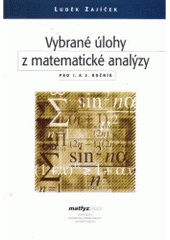 kniha Vybrané úlohy z matematické analýzy pro 1. a 2. ročník, Matfyzpress 2005