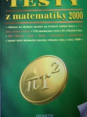 kniha Testy z matematiky 2000, Didaktis 