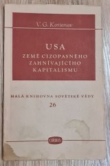 kniha USA - země cizopasného zahnívajícího kapitalismu, Orbis 1950