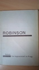 kniha Robinson [für die zweite und dritte Klasse der Bürgerschule], Staatliche Verlagsanstalt 1935