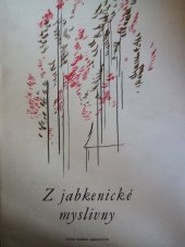 kniha Z jabkenické myslivny, Státní Hudební Vydavatelství 1963