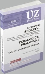 kniha ÚZ 1501 Regionální školství, Sagit 2022