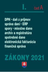 kniha Zákony I-A/2021 daňové zákony, Poradca 2025