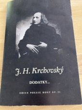 kniha Dodatky- druhý, doplňující výbor z básnických sbírek z let 1978-1996, Host 1997