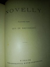 kniha Novelly, J. Otto 1896