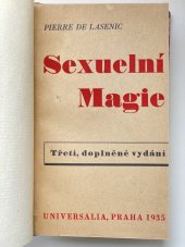 kniha Magie sexuelní, Universalia 1933