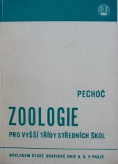 kniha Zoologie pro vyšší třídy středních škol, Česká grafická Unie 1948