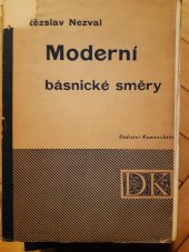 kniha Moderní básnické směry, Dědictví Komenského 1937