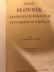 kniha Nový slovník československých výtvarných umělců, Rudolf Ryšavý 1936