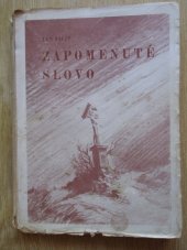 kniha Zapomenuté slovo Novely, Adalbertinum 1944