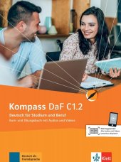 kniha Kompass DaF C1.2 Deutsch für Studium und Beruf - Kurs-und Übungsbuch, Klett 2021